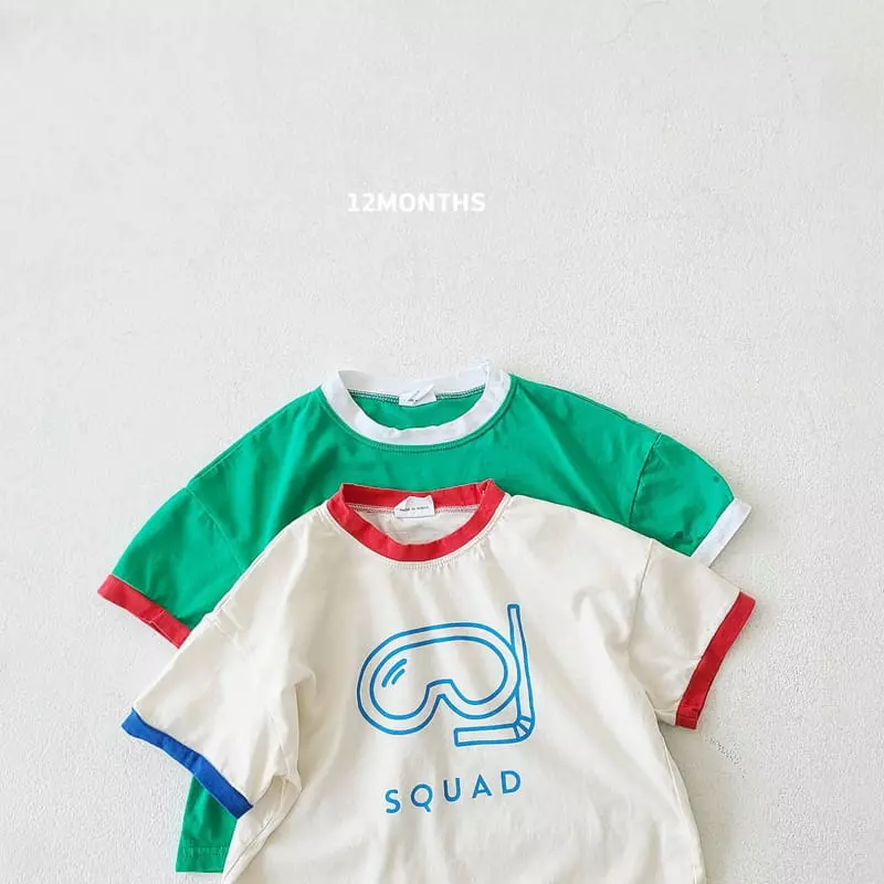 12 Month - Korean Children Fashion - #magicofchildhood - Squad Tee - 4