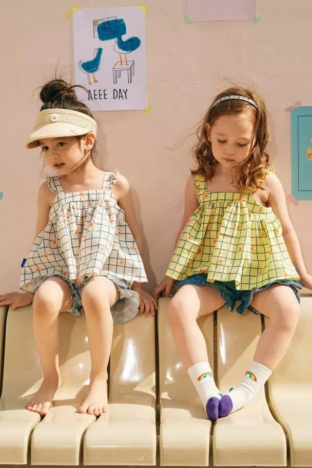 Aeeeday - Korean Children Fashion - #childofig - Flower Frill Sleeveless - 6