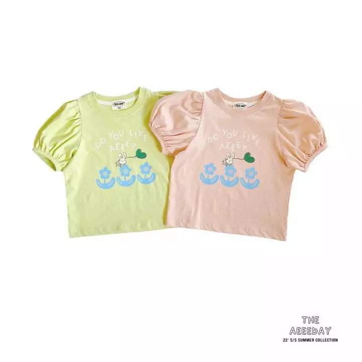 Aeeeday - Korean Children Fashion - #childofig - Puff Rabbit Tee