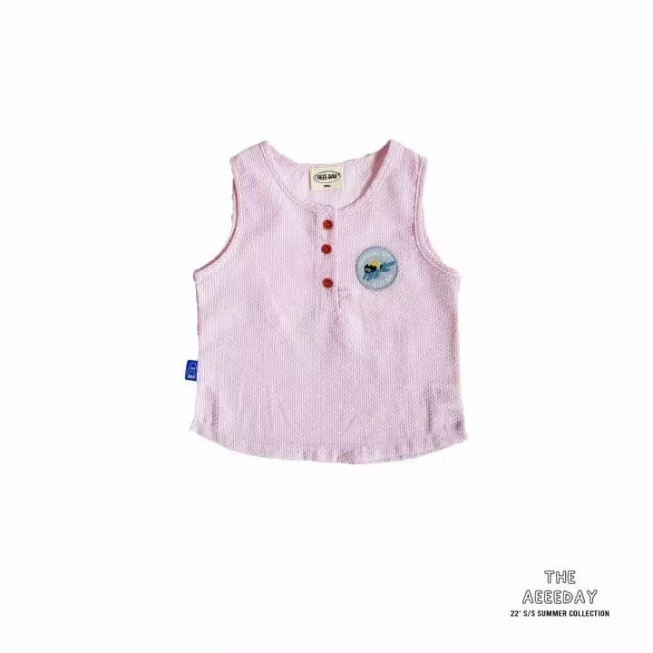 Aeeeday - Korean Children Fashion - #childrensboutique - Swimming Cat Sleeveless - 6