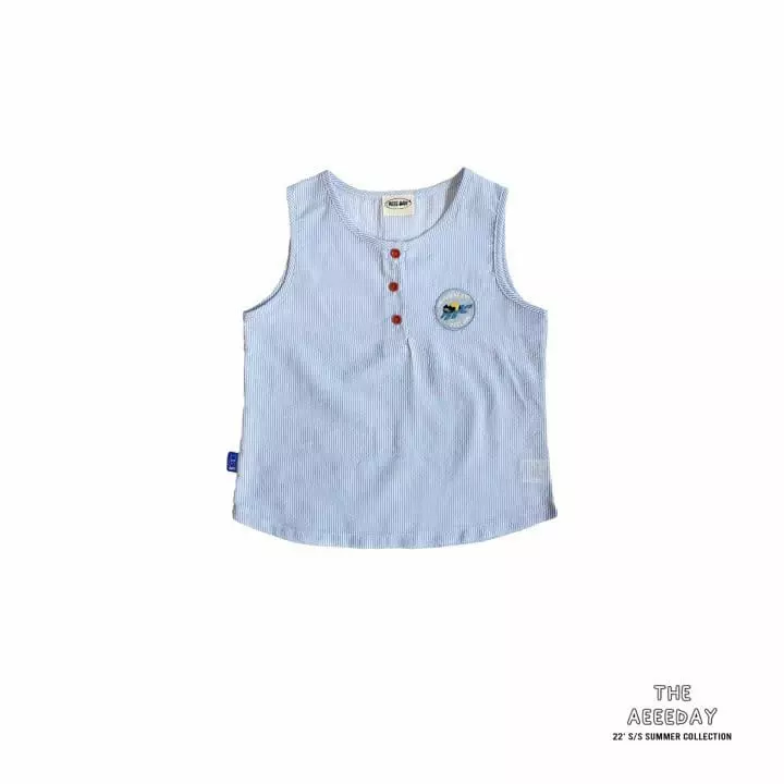 Aeeeday - Korean Children Fashion - #designkidswear - Swimming Cat Sleeveless - 7