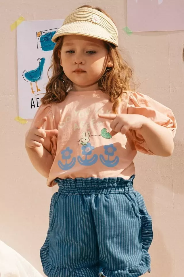 Aeeeday - Korean Children Fashion - #childrensboutique - Puff Rabbit Tee - 4