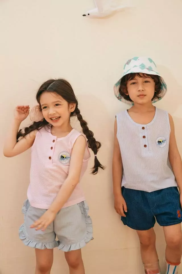 Aeeeday - Korean Children Fashion - #discoveringself - Swimming Cat Sleeveless - 8