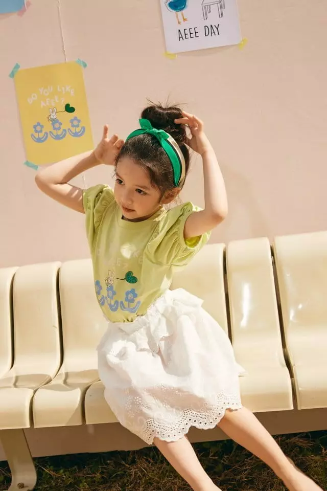 Aeeeday - Korean Children Fashion - #discoveringself - Puff Rabbit Tee - 5