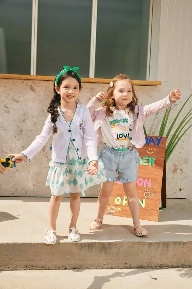 Aeeeday - Korean Children Fashion - #fashionkids - Pineapple Knit Cardigan - 2