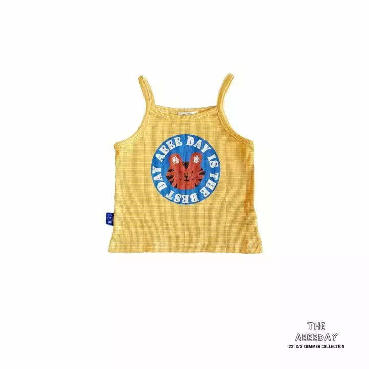 Aeeeday - Korean Children Fashion - #fashionkids - Tiger Stripes Sleeveless - 8