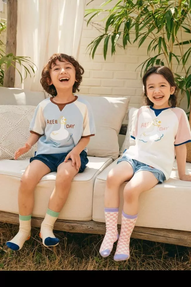 Aeeeday - Korean Children Fashion - #fashionkids - Duck Ringer Tee - 3