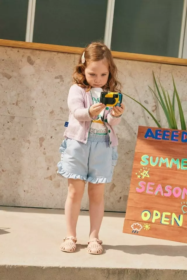 Aeeeday - Korean Children Fashion - #kidsshorts - Pineapple Knit Cardigan - 4