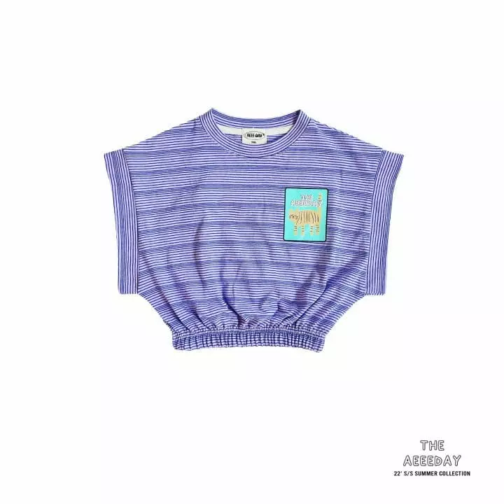 Aeeeday - Korean Children Fashion - #kidsstore - Kitty Stripes Tee - 7