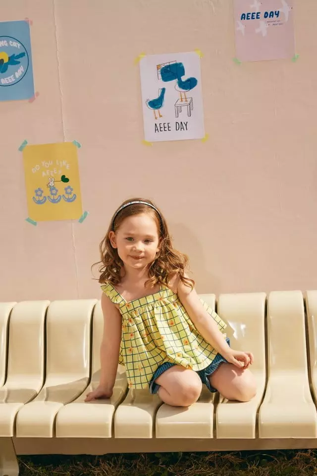 Aeeeday - Korean Children Fashion - #minifashionista - Flower Frill Sleeveless - 3