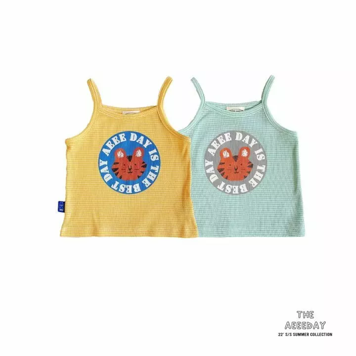 Aeeeday - Korean Children Fashion - #minifashionista - Tiger Stripes Sleeveless