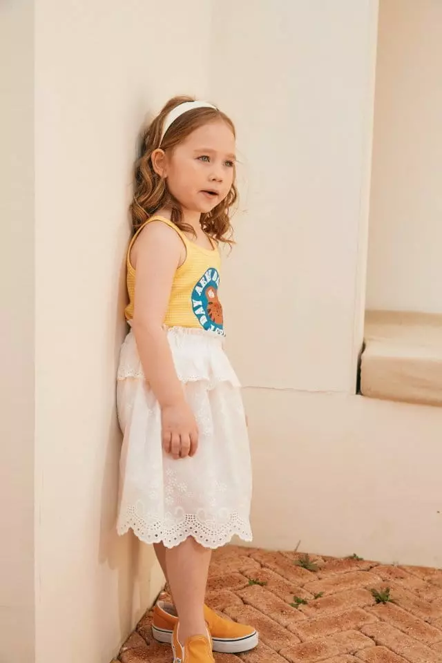 Aeeeday - Korean Children Fashion - #prettylittlegirls - Embroidery Lace Skirt