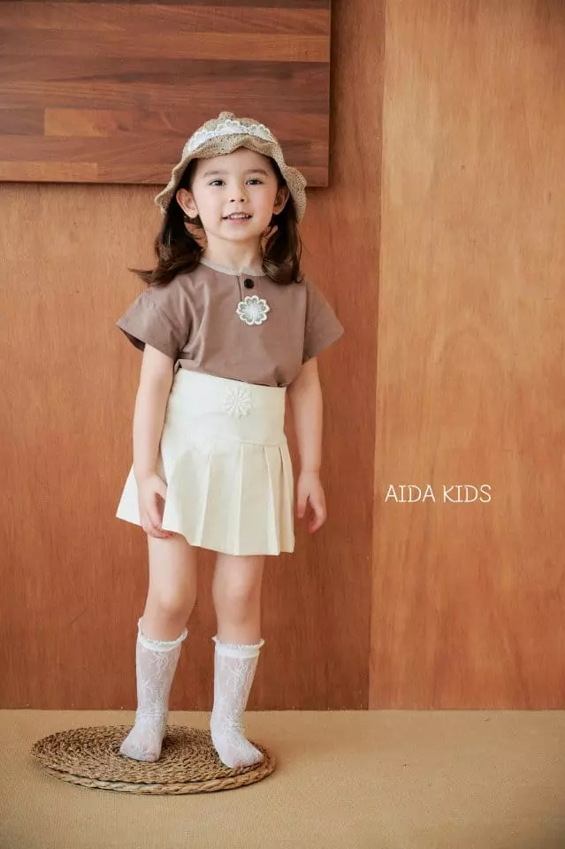 Aida - Korean Children Fashion - #Kfashion4kids - Flower Tee - 8