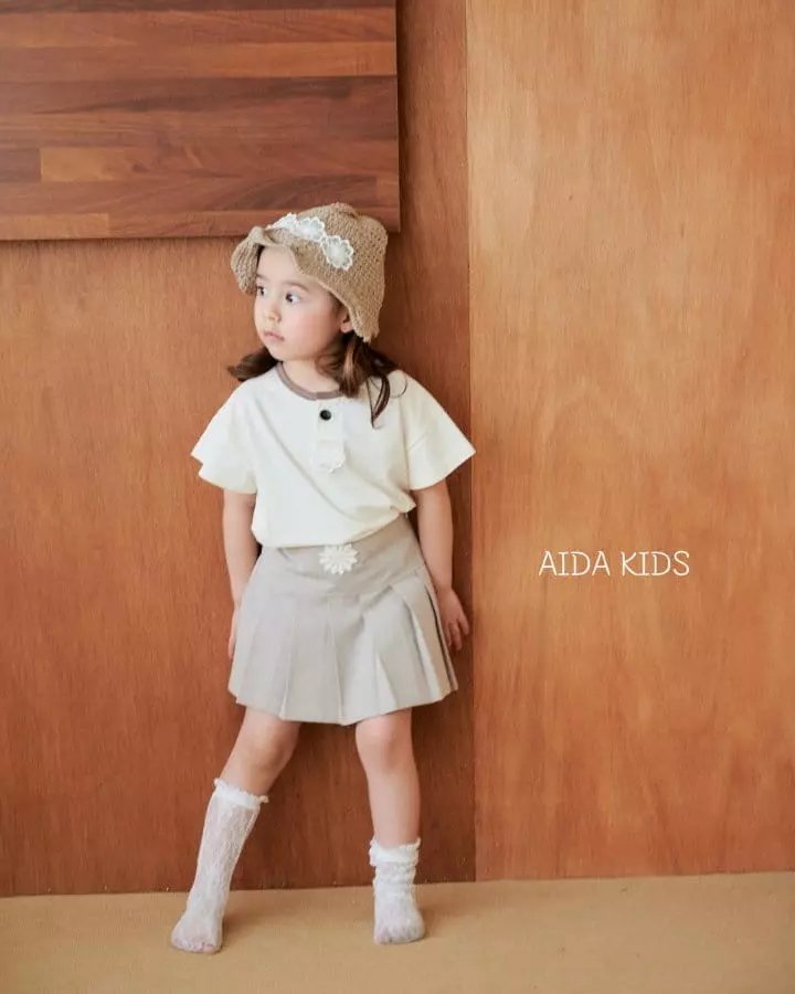 Aida - Korean Children Fashion - #childofig - Wrinkle Skirt - 6