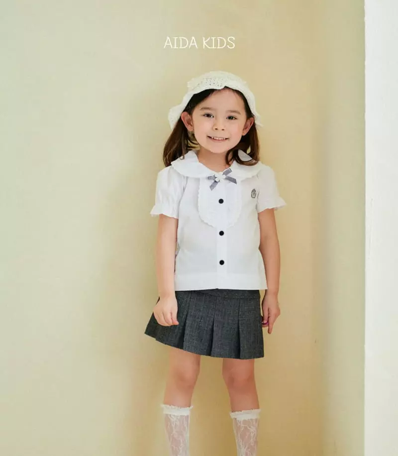 Aida - Korean Children Fashion - #childrensboutique - Glan Check Skirt - 9