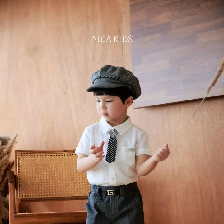 Aida - Korean Children Fashion - #childrensboutique - PK Short Sleeves Shirt - 8
