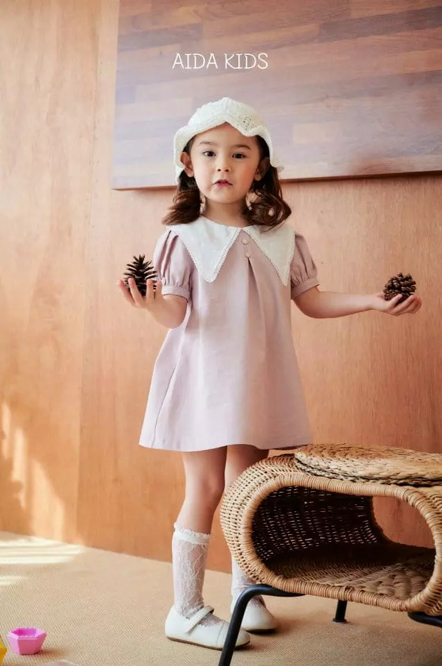 Aida - Korean Children Fashion - #childrensboutique - Candle One-piece - 3