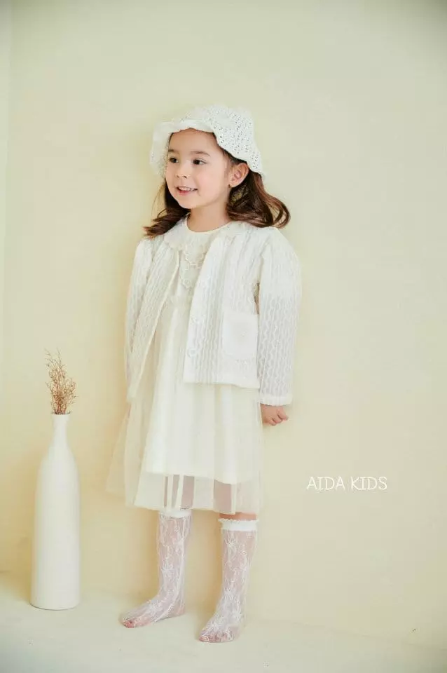 Aida - Korean Children Fashion - #childrensboutique - Chiffon Knit Set