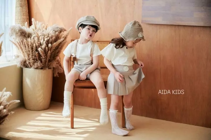 Aida - Korean Children Fashion - #designkidswear - Wrinkle Skirt - 8