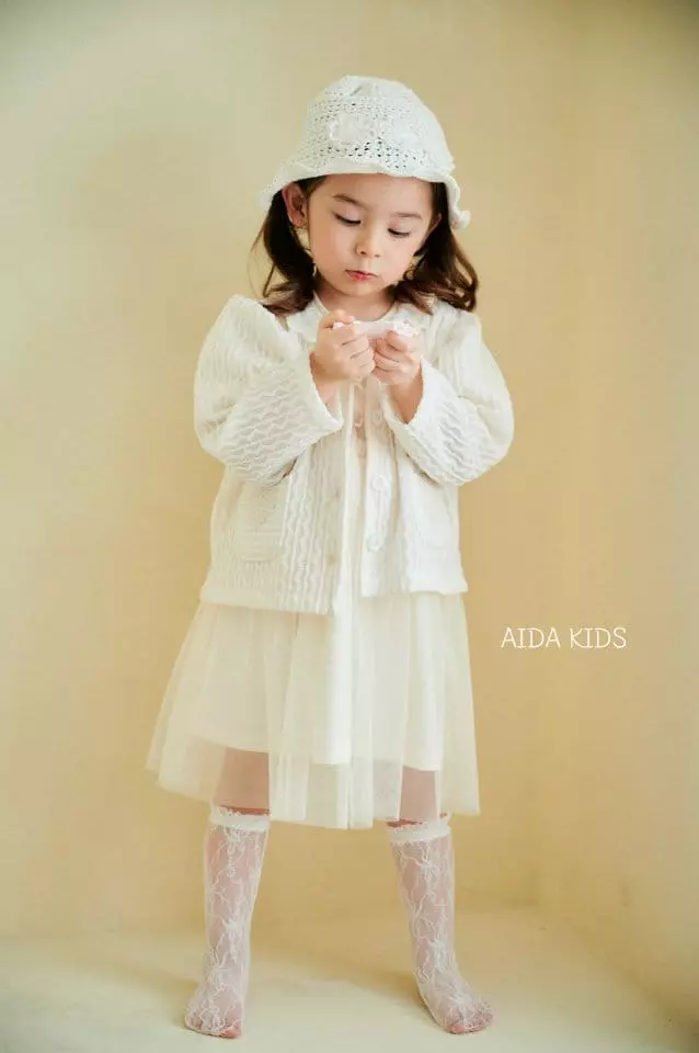 Aida - Korean Children Fashion - #designkidswear - Chiffon Knit Set - 2
