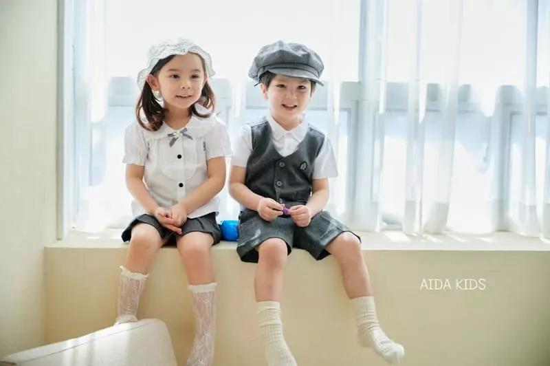 Aida - Korean Children Fashion - #discoveringself - Glan Check Skirt - 11