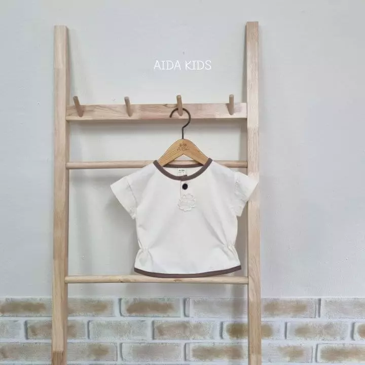 Aida - Korean Children Fashion - #discoveringself - Flower Tee - 3