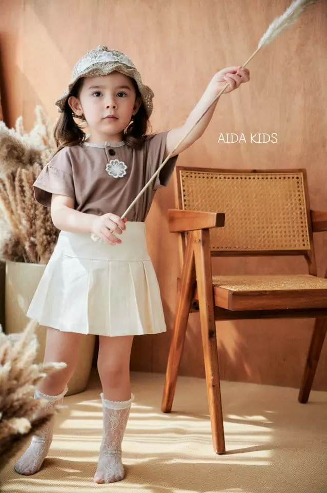 Aida - Korean Children Fashion - #fashionkids - Wrinkle Skirt - 10