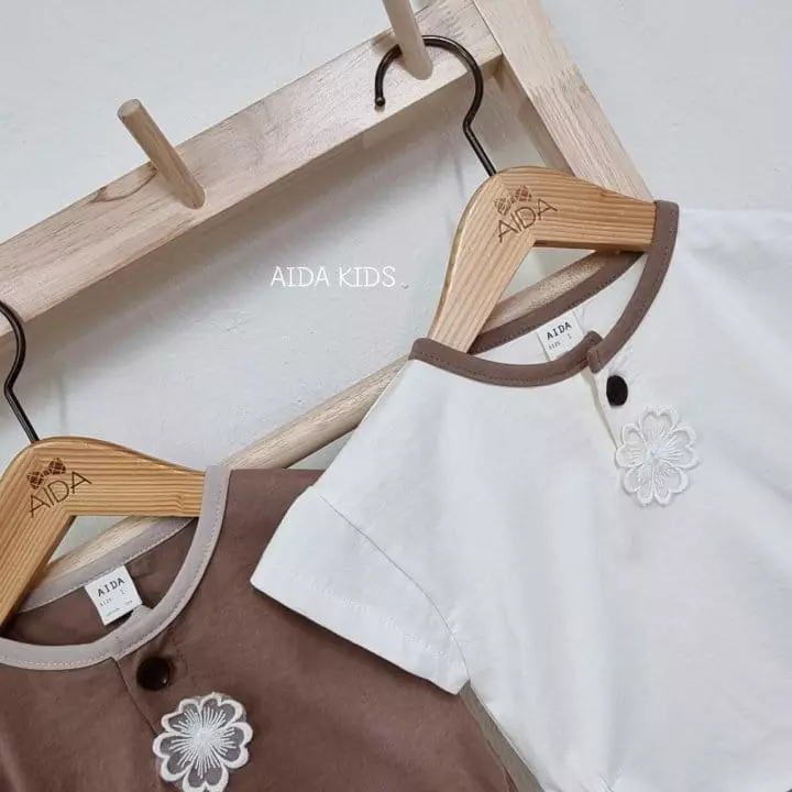 Aida - Korean Children Fashion - #discoveringself - Flower Tee - 4