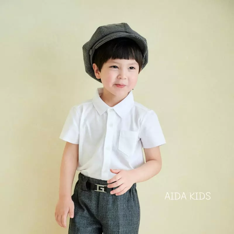Aida - Korean Children Fashion - #kidsshorts - Simriss Sleeves Shirt - 7