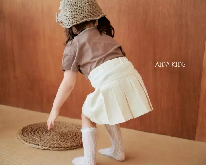 Aida - Korean Children Fashion - #kidsstore - Wrinkle Skirt - 12
