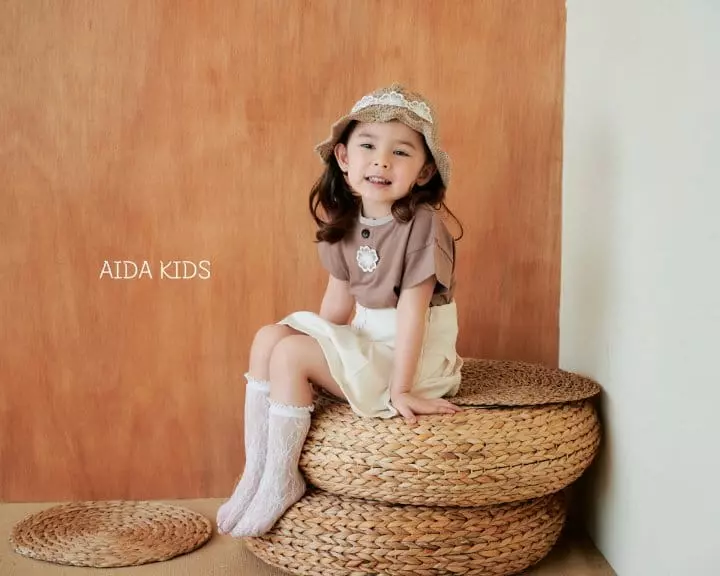 Aida - Korean Children Fashion - #kidzfashiontrend - Flower Tee - 7