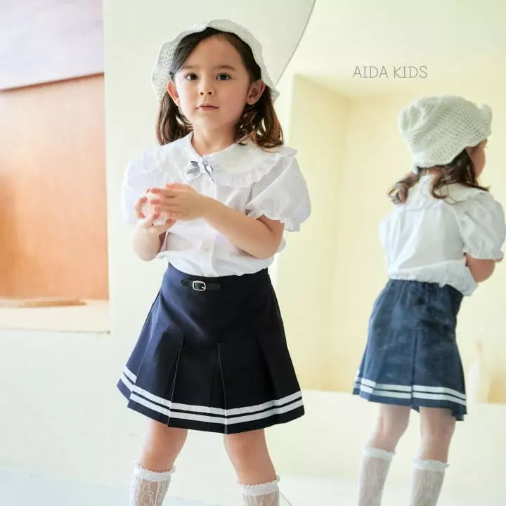 Aida - Korean Children Fashion - #kidzfashiontrend - Tape Skirt