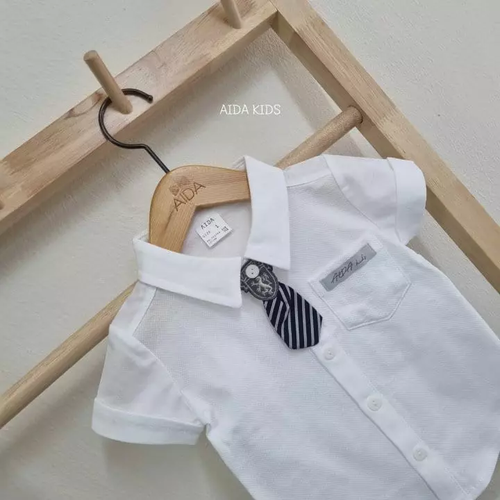Aida - Korean Children Fashion - #magicofchildhood - PK Short Sleeves Shirt