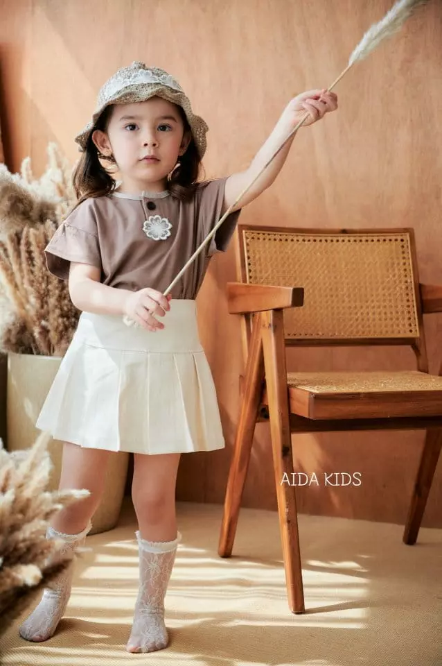 Aida - Korean Children Fashion - #magicofchildhood - Flower Tee - 10