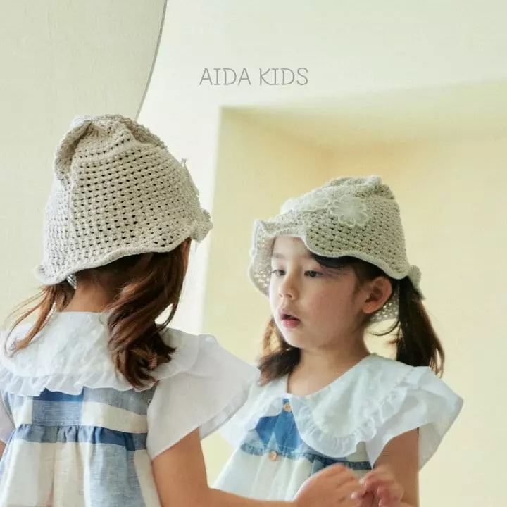 Aida - Korean Children Fashion - #minifashionista - Flower Knit Hat - 5
