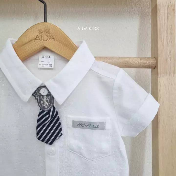 Aida - Korean Children Fashion - #minifashionista - PK Short Sleeves Shirt - 2