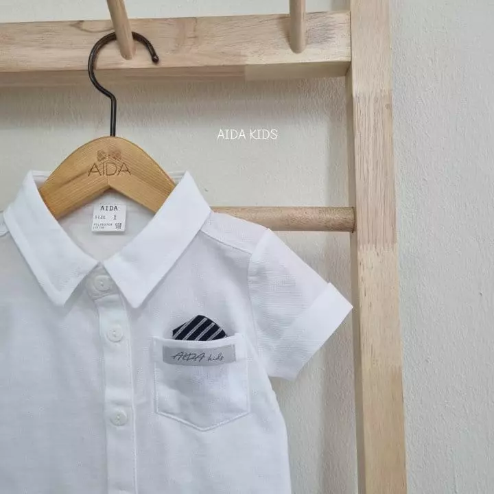 Aida - Korean Children Fashion - #prettylittlegirls - PK Short Sleeves Shirt - 3