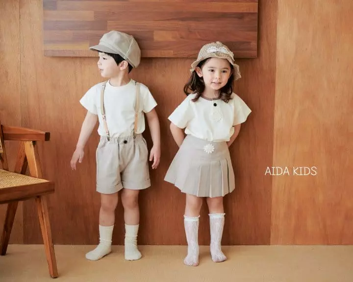 Aida - Korean Children Fashion - #prettylittlegirls - Flower Tee - 12
