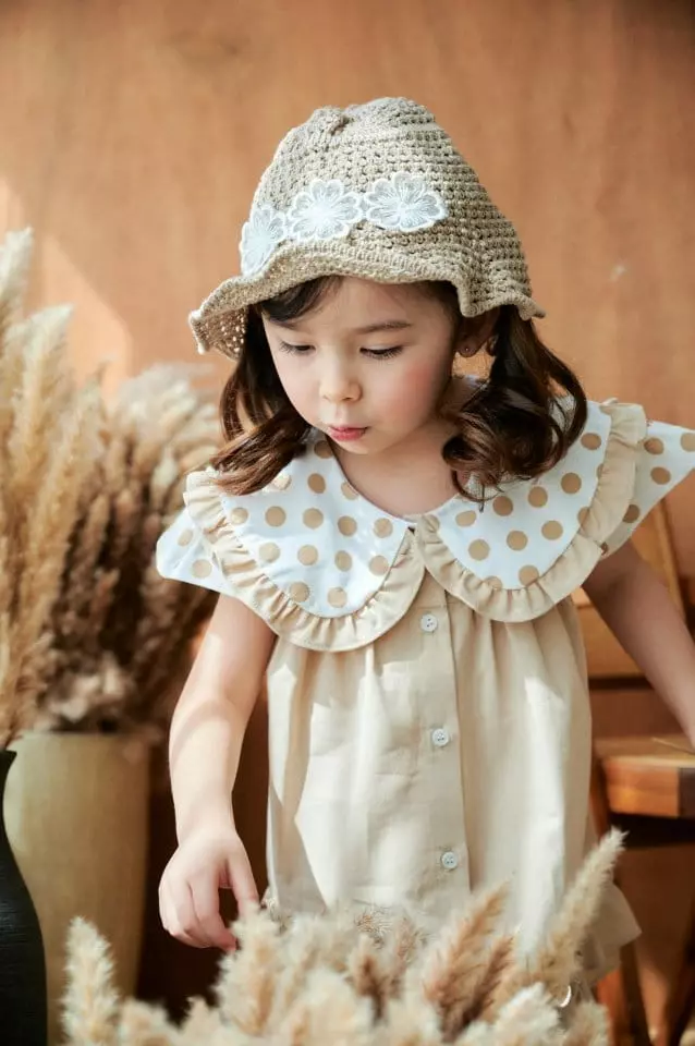 Aida - Korean Children Fashion - #todddlerfashion - Flower Knit Hat - 7