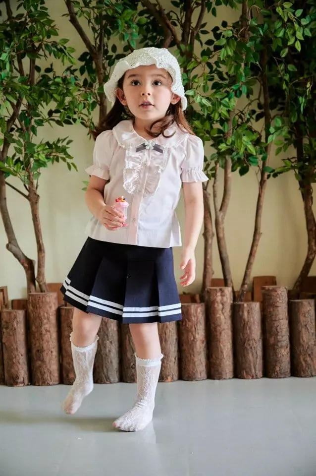 Aida - Korean Children Fashion - #toddlerclothing - Basic Blouse - 9