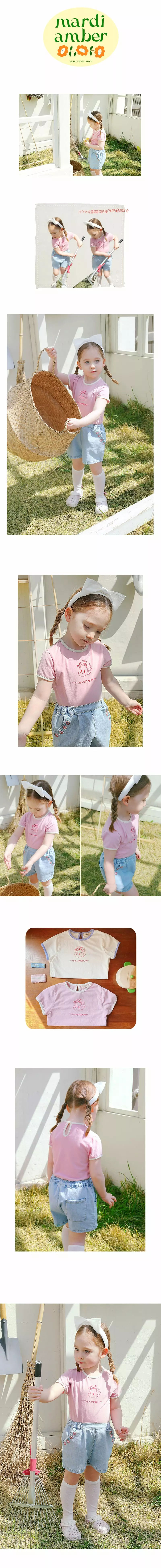 Amber - Korean Children Fashion - #minifashionista - Angel Tee - 2