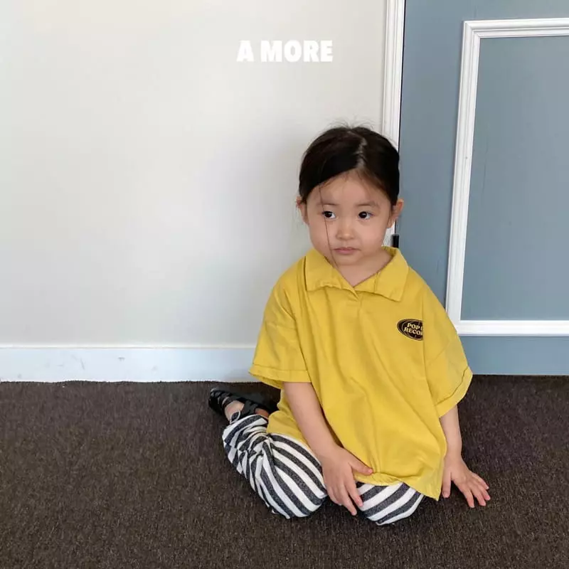Amore - Korean Children Fashion - #childrensboutique - Pop Up Collar Tee - 7