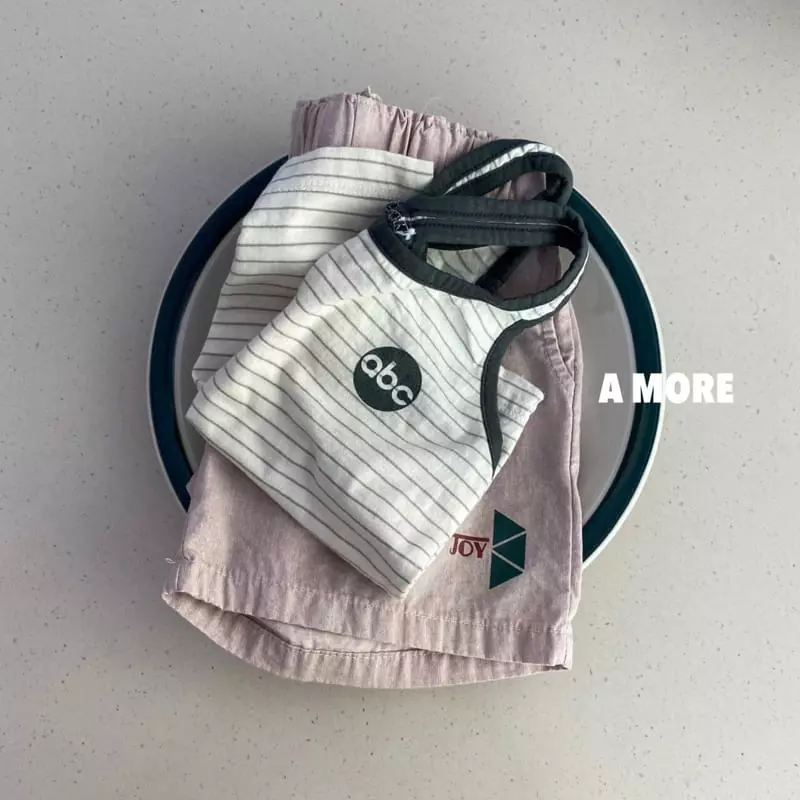 Amore - Korean Children Fashion - #kidzfashiontrend - Alpabet Sleeveless - 11
