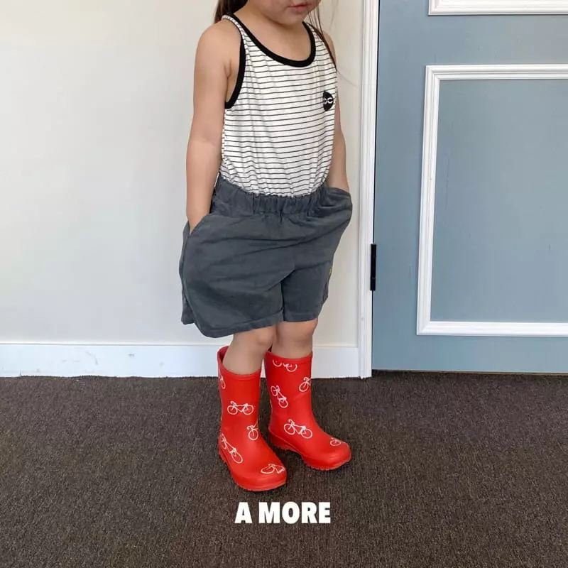 Amore - Korean Children Fashion - #stylishchildhood - Alpabet Sleeveless - 3
