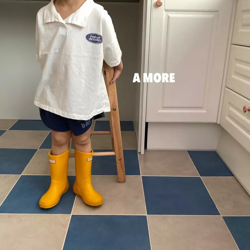 Amore - Korean Children Fashion - #todddlerfashion - Pop Up Collar Tee - 3