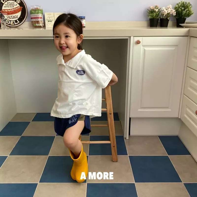 Amore - Korean Children Fashion - #todddlerfashion - Pop Up Collar Tee - 4