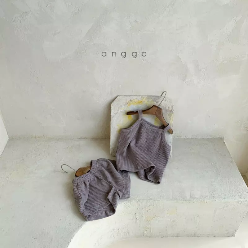 Anggo - Korean Children Fashion - #designkidswear - Craker Top Bottom Set - 6