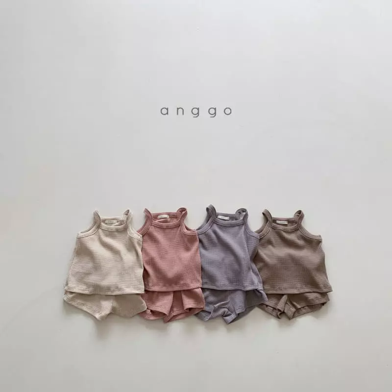 Anggo - Korean Children Fashion - #kidsshorts - Craker Top Bottom Set - 9