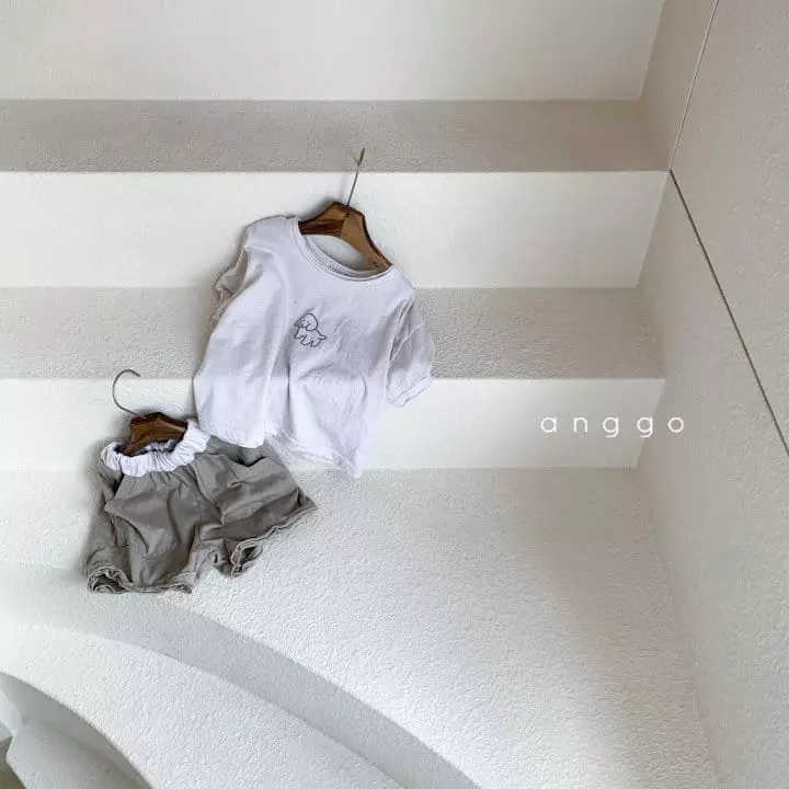 Anggo - Korean Children Fashion - #littlefashionista - Puppy Top Bottom Set - 4
