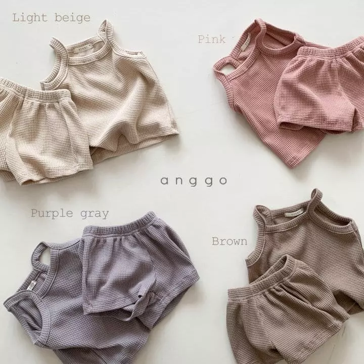 Anggo - Korean Children Fashion - #todddlerfashion - Craker Top Bottom Set
